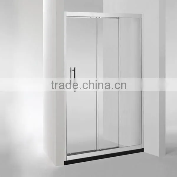 Straight Open Style with Frame tempered glass enclosure shower Screen with CCC