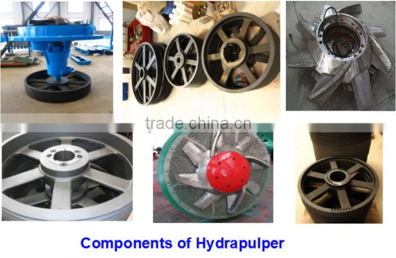Hydrapulper machine in paper making to make pulp