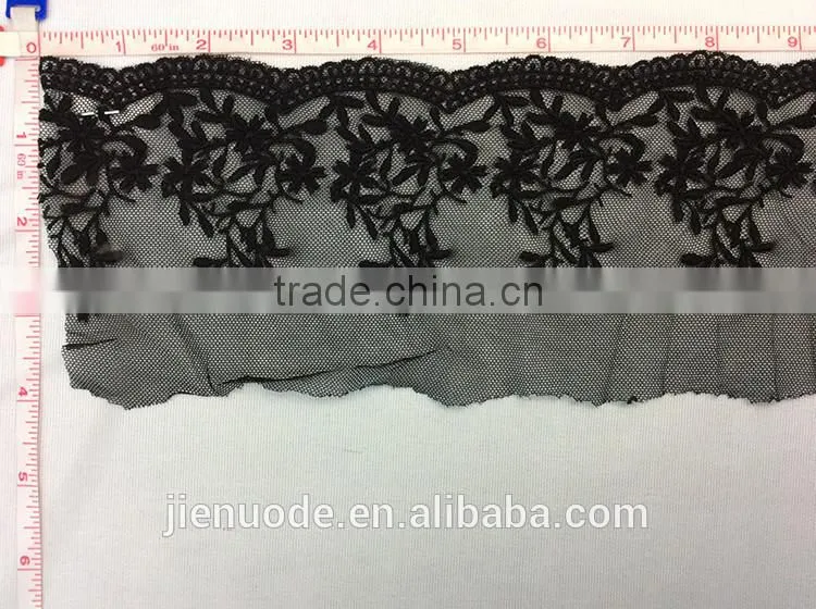 New Products Christmas Embroidered Cheap Nylon Panties Lace Trim