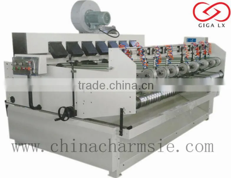 GIGA LX-608CN Full Computerized High Speed Flexo Carton Box Making Machine Online with Folder Gluer