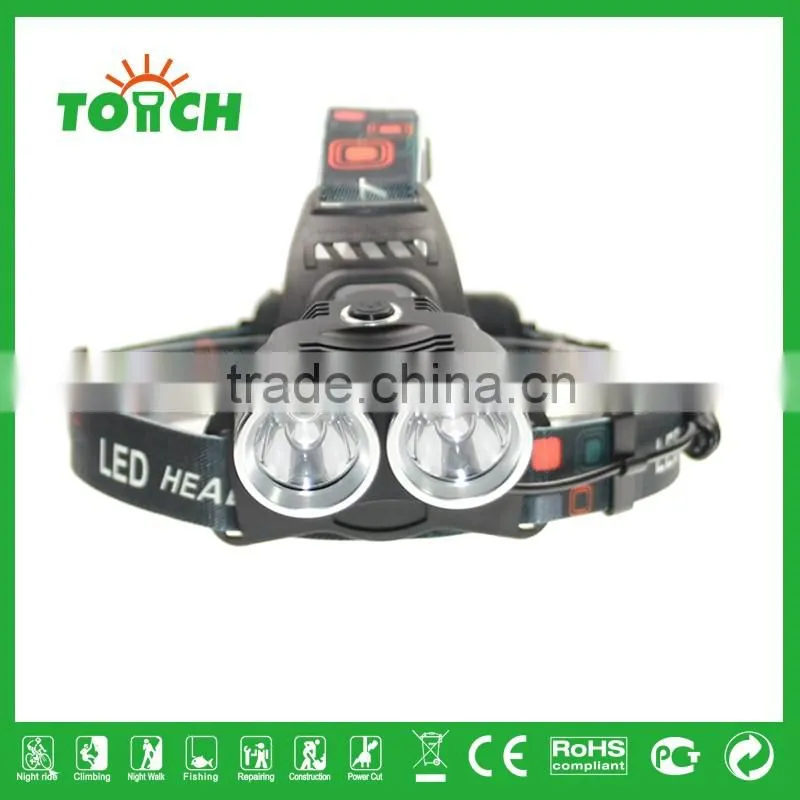 20W high power LED flashlight torch double T6 LED flashlight