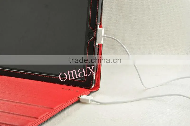 Leather Case for tablet power charging