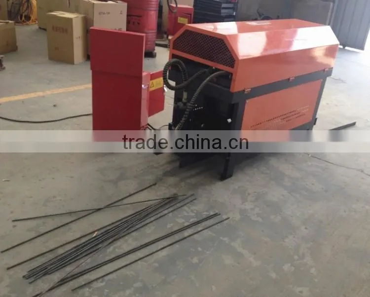 CNC coiled wire rebar straightening and cutting machine