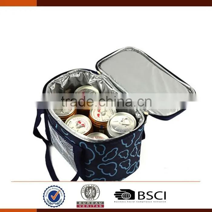 Foldable 600D Cooler Tote Bag for Cans