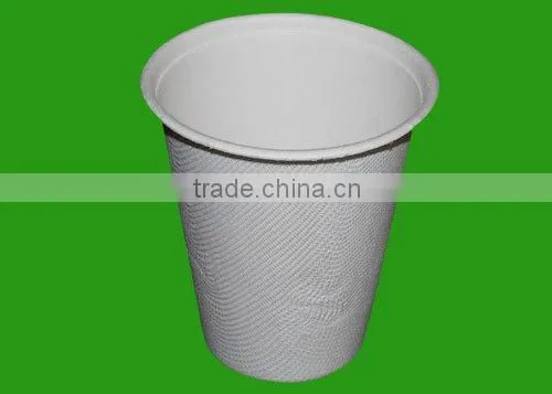 FDA biodegradable sugarcane 8oz paper cup