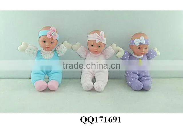 14" funny baby doll set with IC-papa,mama,cry,laugh