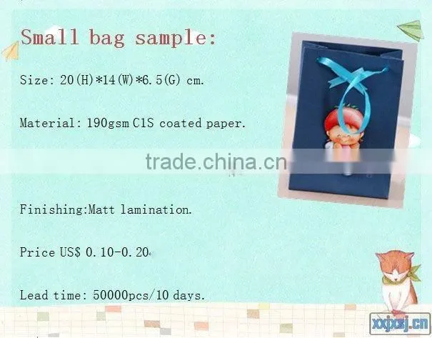 New style clothing 2015 Paper Bag