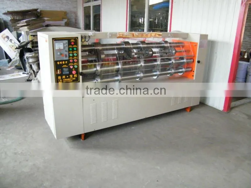 Corrugated Cardboard Slitter Scorer Machine/Korrugerad kartong Slitter Scorer Machine