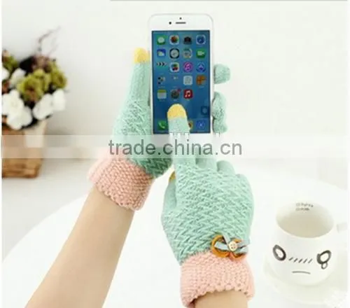 Warm Hand Protection Finger Touch Screen Gloves For Christams Gift