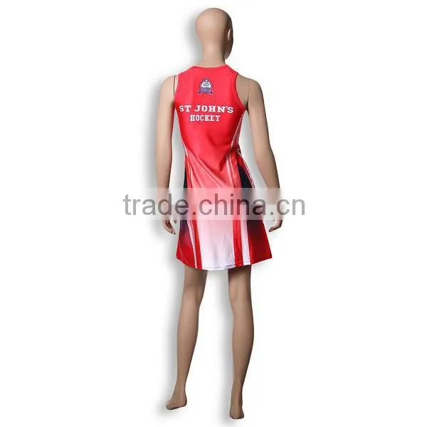 custom design sublimated women netball wear