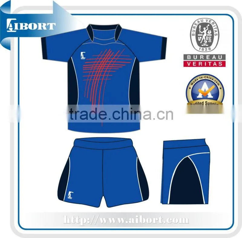 SUBRG-832 100% polyester sublimated rugby training kits