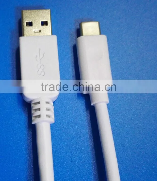 white usb 3.1 am to c cable