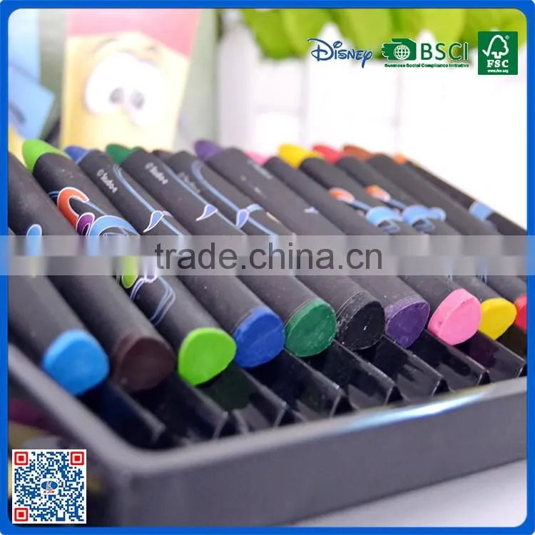 2016 customer multi colors crayons with paper wrap