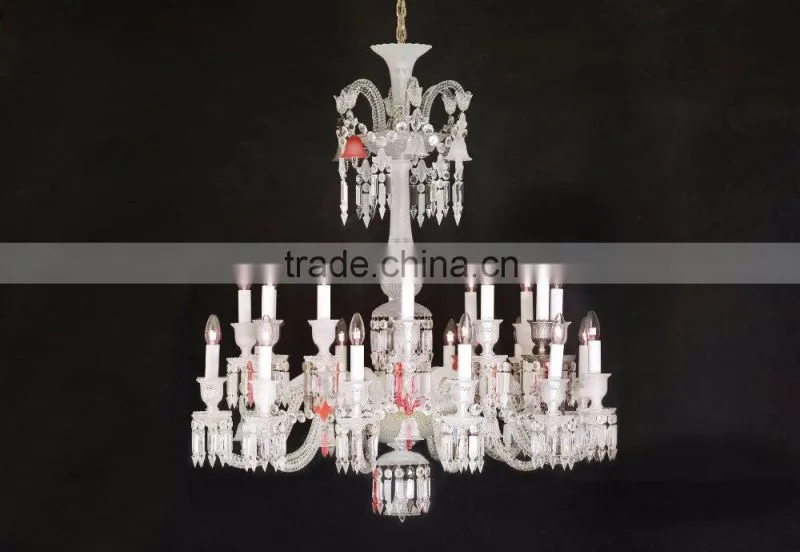 Large antique gold crystal chandelier pendant lighting for hotel,restaurant ,hall,villa