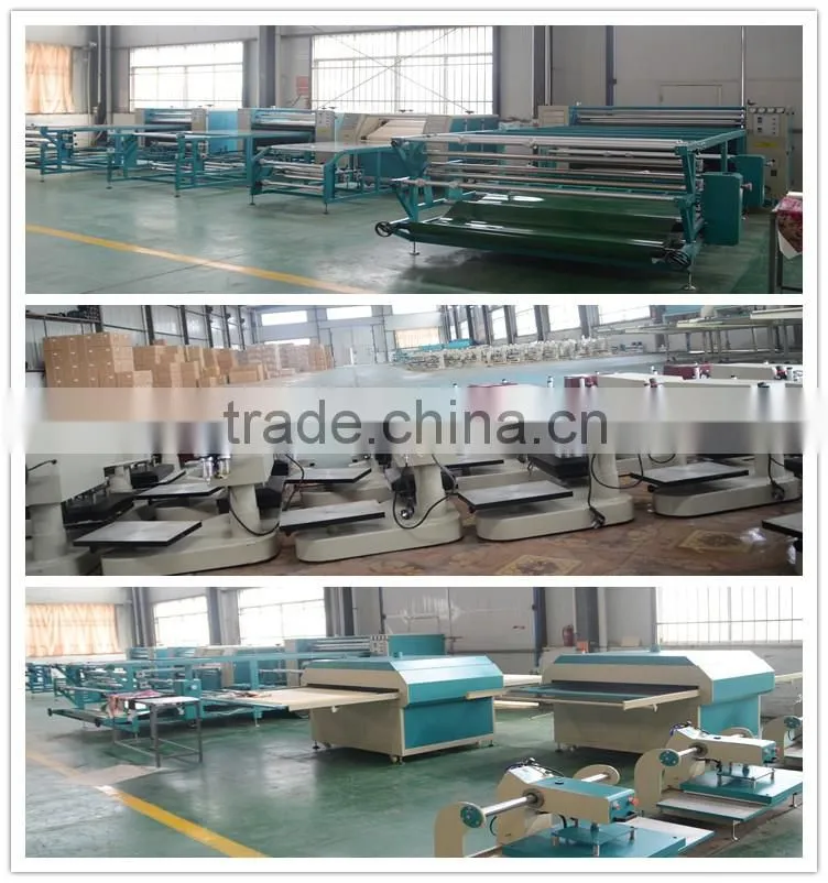 Strong design roll to roll heat press roller sublimation heat transfer machine