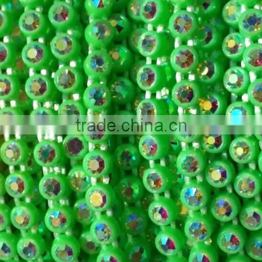 SS8 single rhinestone cup chain