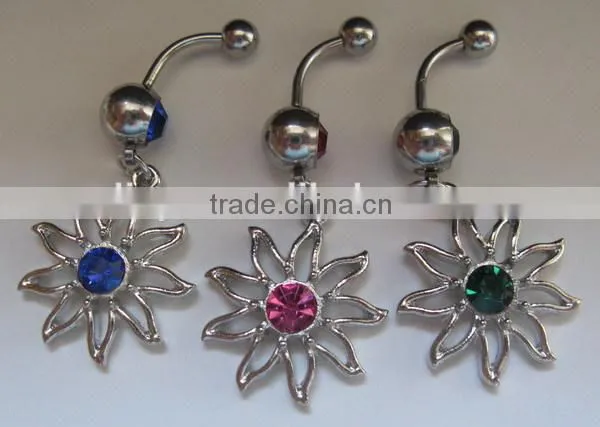 Dangle belly ring