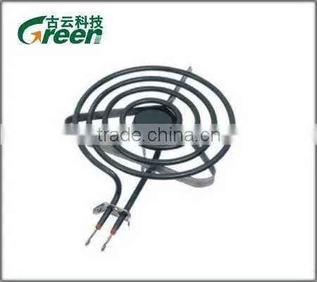 Coil tube heating element