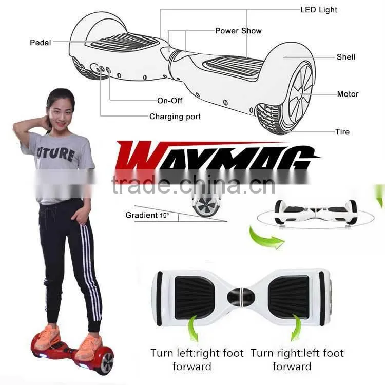 Waymag Samsung battery scooters and electric scooters with led lights