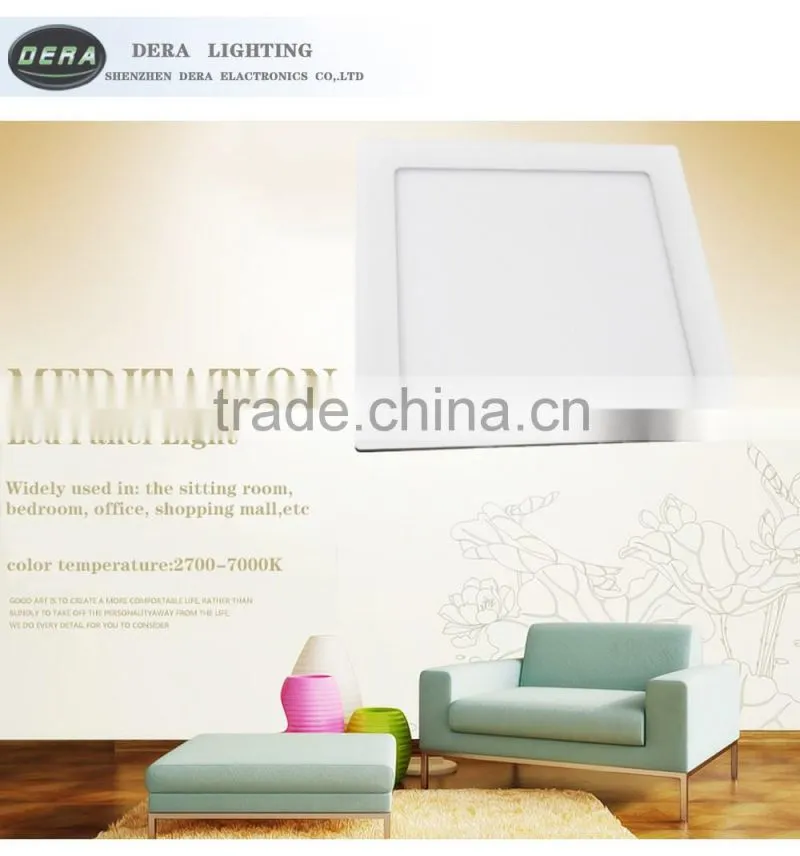 New unique design high lumen factory price led panel lights 120*120mm 6w LED panel lighting made in China