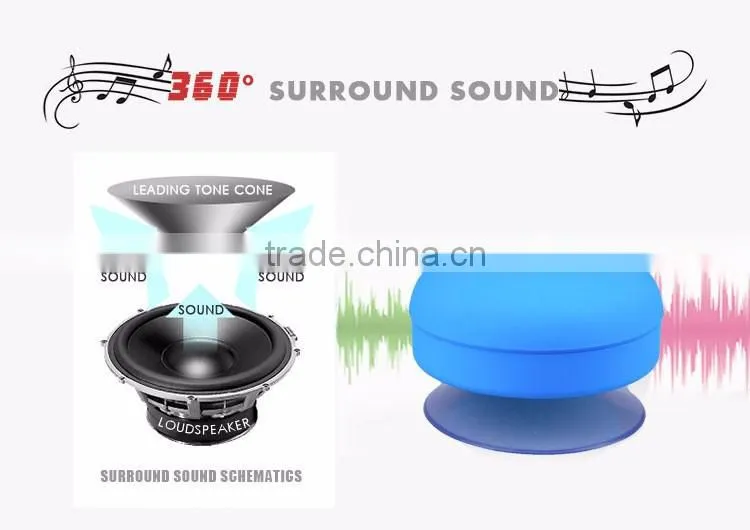 Hot selling mobile phone waterproof bluetooth super bass portable speaker with usb port