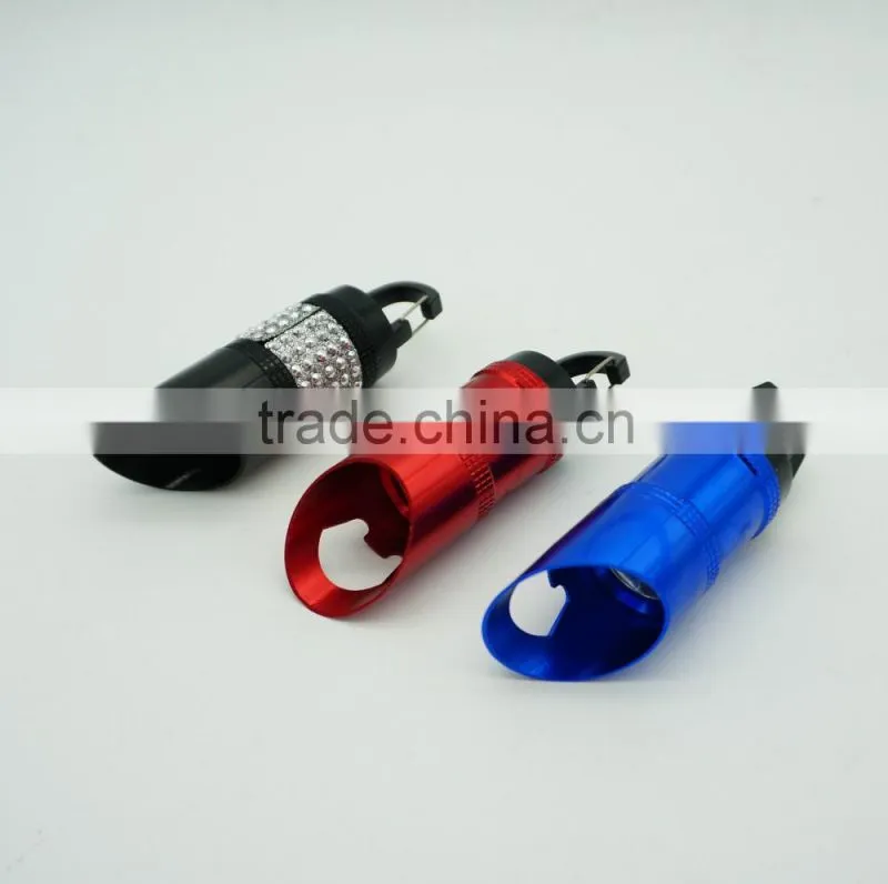 GS-8088 9 led aluminum beer opener torch flashlight