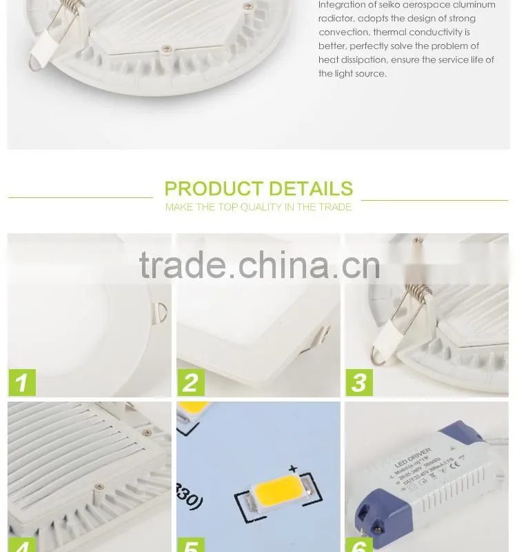 12W ce and Rohs certificate die casting led down light