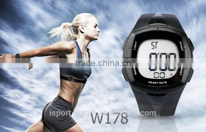 LCD Display Calories Counter Healthy Living 5.3khz Heart Rate Monitor