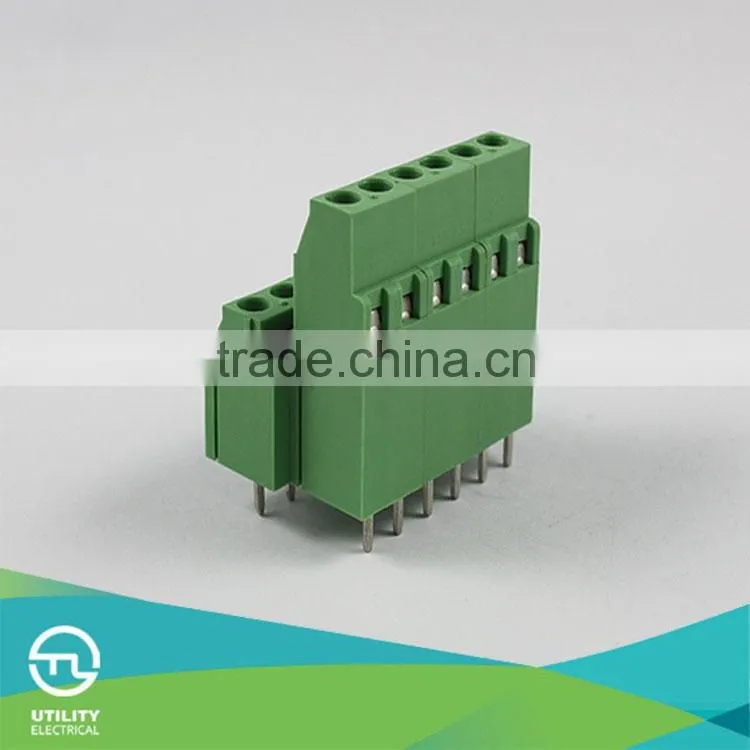 Barrier strips terminal block MU2.5H2L5.0(5.08) 5.0mm pitch UL,CE,Rohs