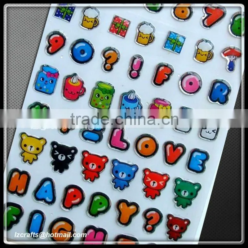 Custom Epoxy Resin Sticker