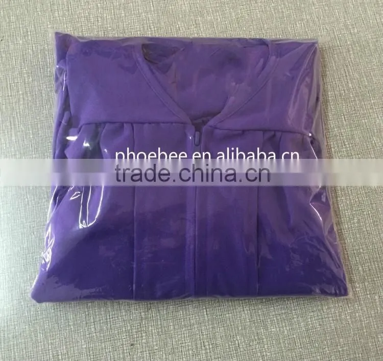 Purple graduation gown child graduation gown