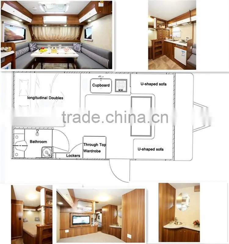YUTONG Luxury Caravan Trailer For Sale