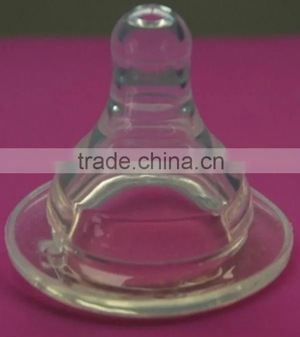 BPA free molding silicone wholesale baby nipple