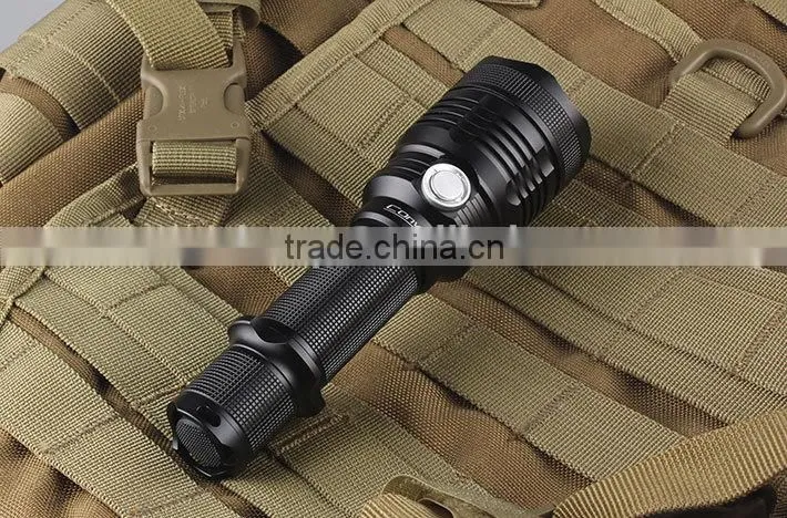 Professional high power flashlight long distance rechargeable led torch flashlight