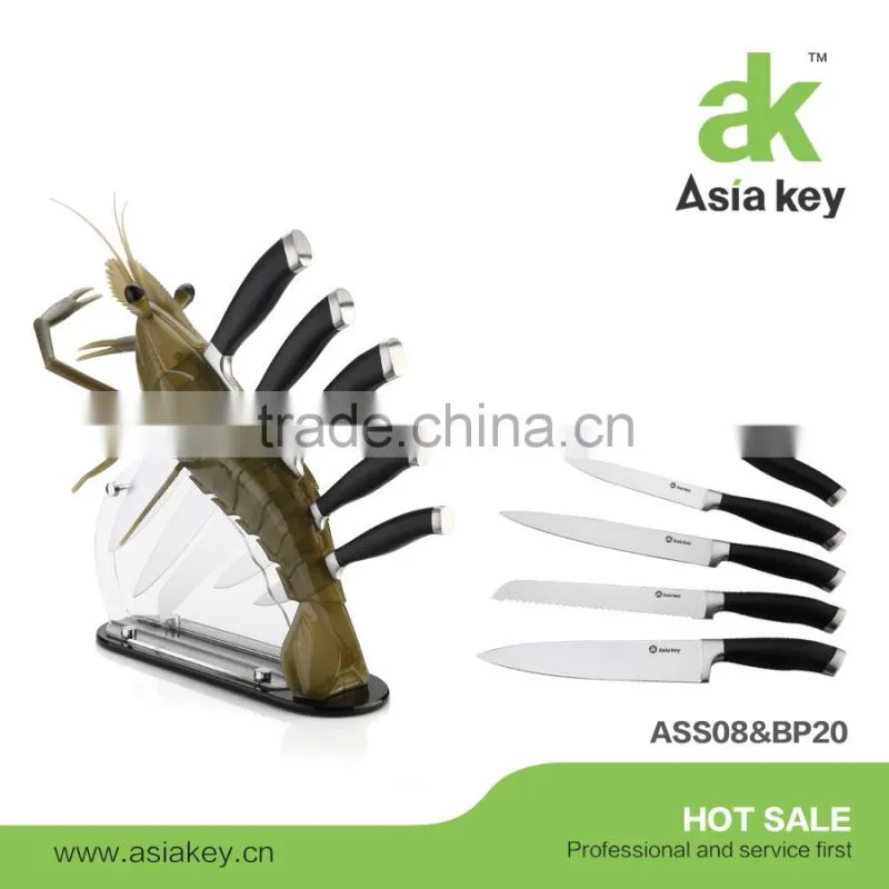 Guaranteed Quality 7 Pieces Royal Kitchen Knife Set With Stand