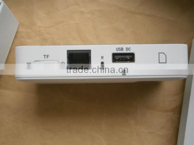 3G router with wifi media player and power bank 5200mA