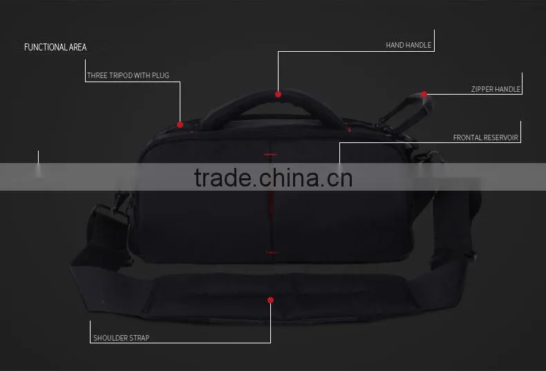 Big capacity new arrival video bag