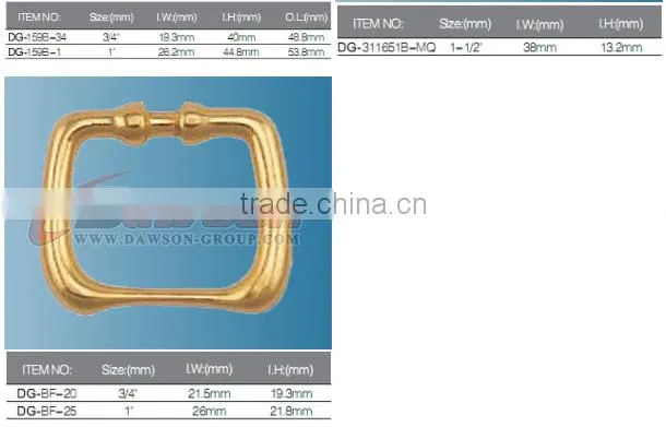 Solid Brass D Ring