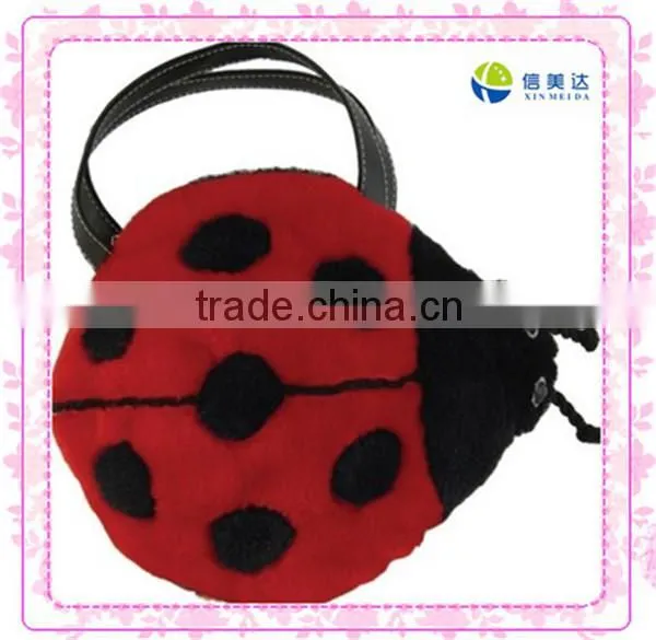 Hot sale plush green frog handbag