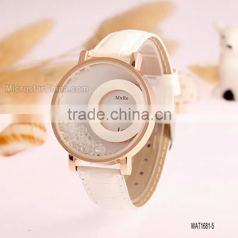 Elegant Factory Price Green Quicksand Watch
