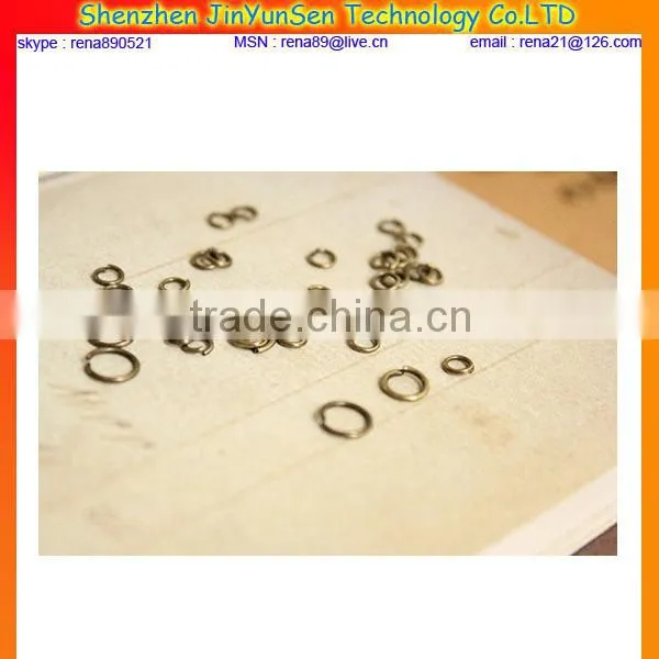 Fashion promotional custom blank plain metal key rings