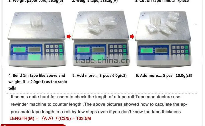 Stationery transparent printed tape suppliers