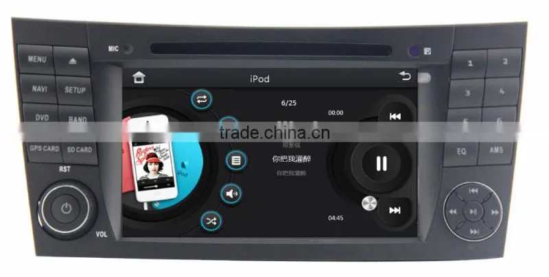 car dvd car radio for BENZ W211 with Rear View Camera GPS BT IPOD TV Radio RDS