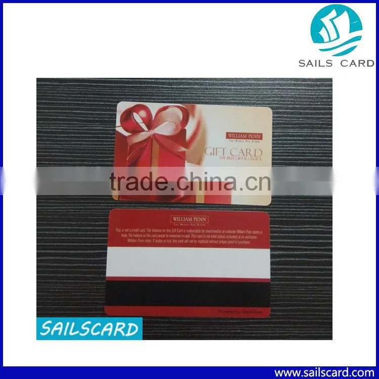 Fast Delivery Glossy RFID Smart Card with Loco/Hico Magnetic Stripe