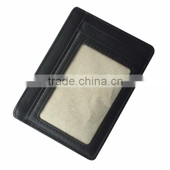 RFID Wallet Leather RFID Blocking Wallet Slim Card Holder Case