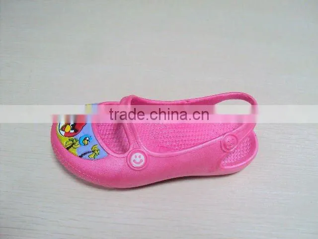 Kids cute upper printing EVA clogs