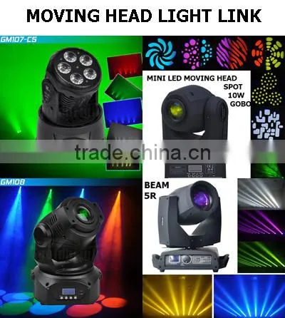 Stage moving head lights 75w 8 color 7 rotation gobo spot moving head 3 facet prism