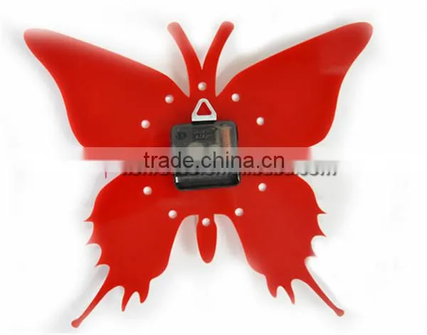 Cheap Promotion Butterfiy Style Decorative Wall Clock