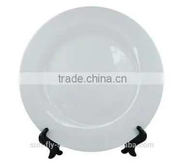Full white ceramic plate/ Blank plates/ Nice printable plate/ Plate for sublimation/ Good decorated plate