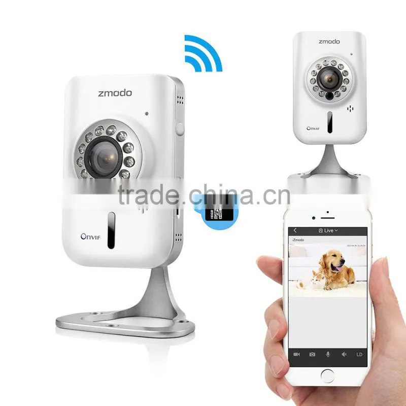 Zmodo two-way audio onvif smart CCTV wifi P2P IP Camera ZH-IXC15-WAC